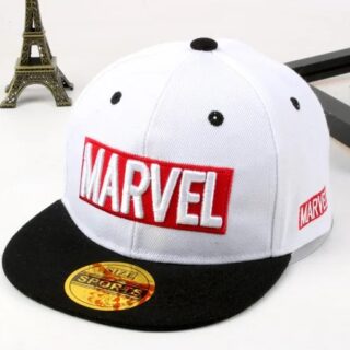 Casquette Blanche Marvel Pour Enfant