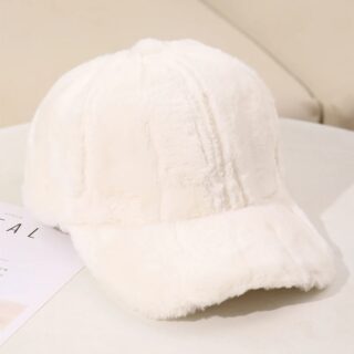 Casquette Blanche Ultra Douce