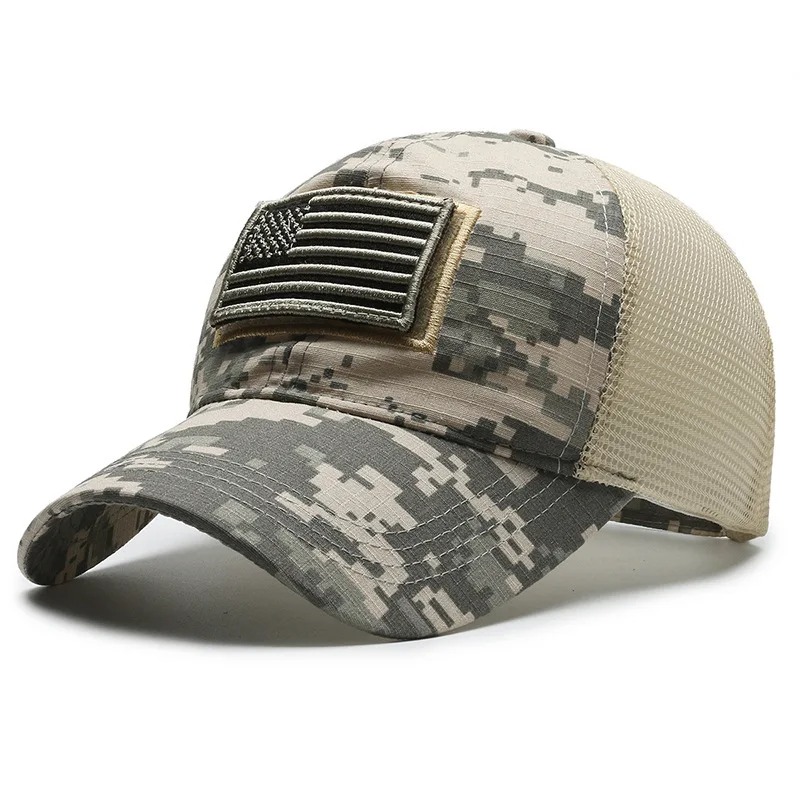 Casquette Camouflage Drapeau Américain
