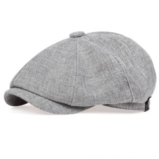 Casquette Gavroche Gris Clair Peaky Blinders
