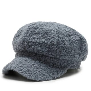 Casquette Gavroche Grise en Laine
