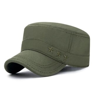 Casquette Militaire Étoiles Brodées