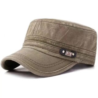 Casquette Militaire en Coton Délavé