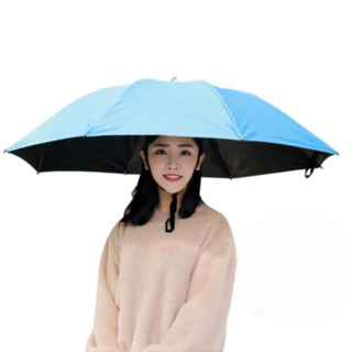 Casquette Parapluie Bleu Ciel 110CM