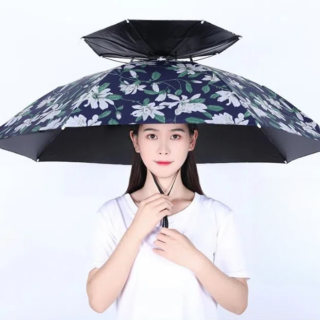 Casquette Parapluie à Fleurs 110CM
