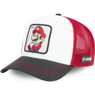 Casquette Rouge et Blanche Mario
