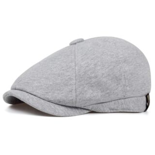 Casquette Style Peaky Blinders Gris Clair