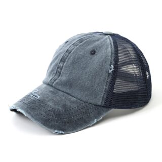 Casquette Trucker Bleu Navy Pour Femme