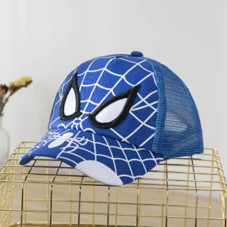 Casquette Trucker Bleu Spiderman Pour Enfant