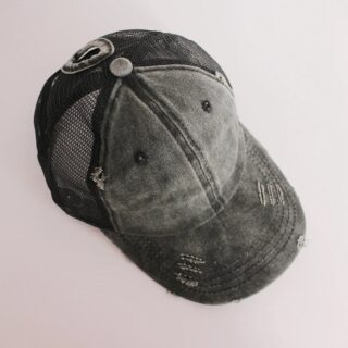 Casquette Trucker Noir Pour Femme