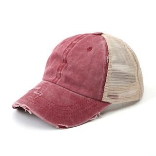 Casquette Trucker Rouge Pour Femme