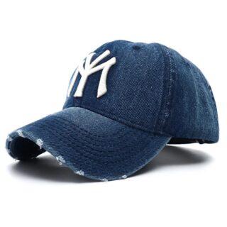 Casquette en Jean Vintage New-York