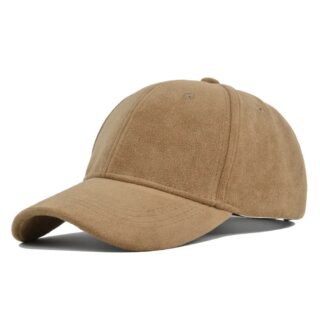 Casquette de Baseball en Daim Café