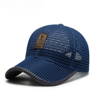 Casquette de Golf Bleu à Maille Respirante