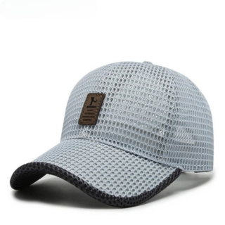 Casquette de Golf Grise à Maille Respirante