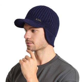 Bonnet Casquette en Laine Hiver