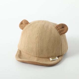 Casquette Bébé Ourson Beige 6-18M