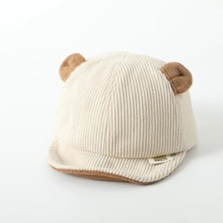 Casquette Bébé Ourson Blanc 6-18M