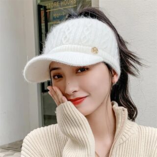 Casquette Bonnet Femme en Laine