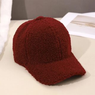 Casquette Bordeaux en Laine