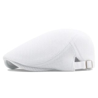 Casquette Gavroche Blanche en Maille