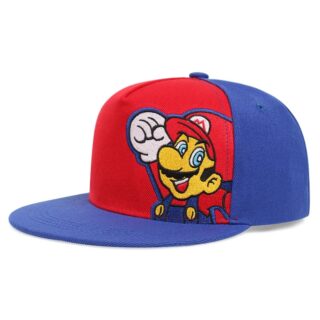Casquette Mario Bleu et Rouge