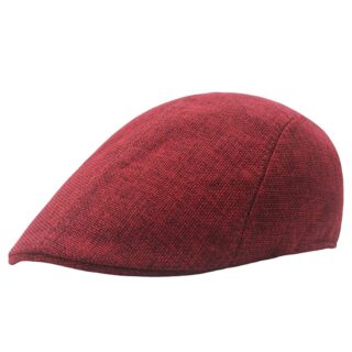 Casquette Plate Rouge