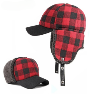 Casquette à Carreaux Cache Oreille